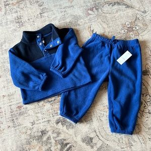 NWT Baby Boy Old Navy Fleece Outfit